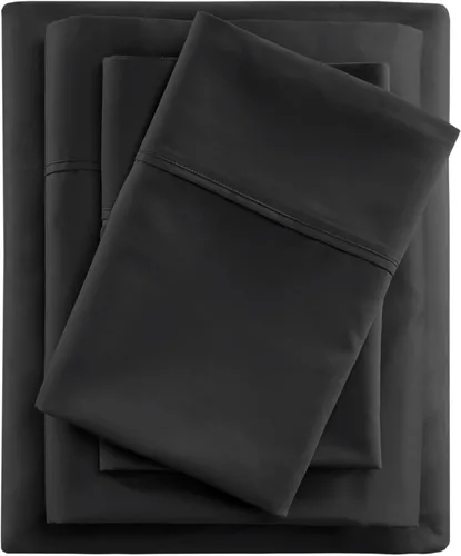 Miniatura 11 de Beautyrest BR - Juego de sábanas de mezcla de algodón refrescante de 600 hilos con bolsillo profundo de 16 pulgadas, para todas las estaciones, Gris
