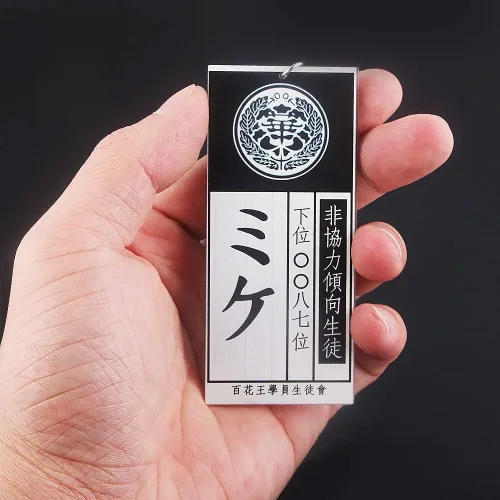 Miniatura 3 de KANGSHUN Collar de cosplay de personaje de anime con identificación de esclavo para Yumeko Jabami Kakegurui