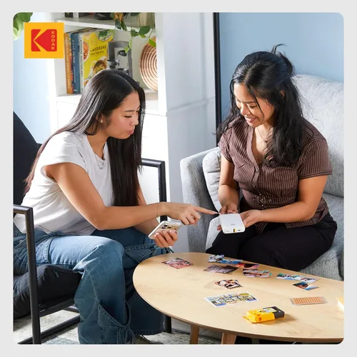 Miniatura 8 de KODAK Step - Impresora fotográfica inalámbrica de 5 x 8 cm con tecnología de papel Zink y aplicación KODAK para iOS y Android (color negro), paquete