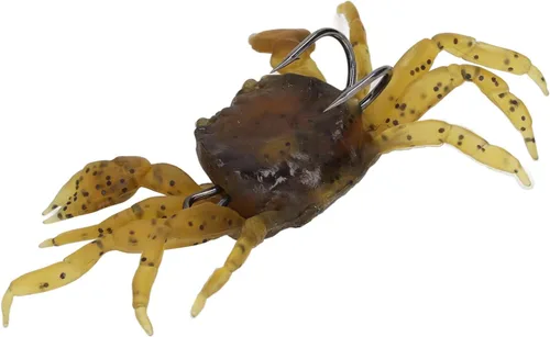Miniatura 8 de Señuelos artificiales de cangrejo, 8 cebo suave con ganchos, cebo de cangrejo de 5.1 pulgadas, 1.2 onzas, simulación para entusiastas de la pesca