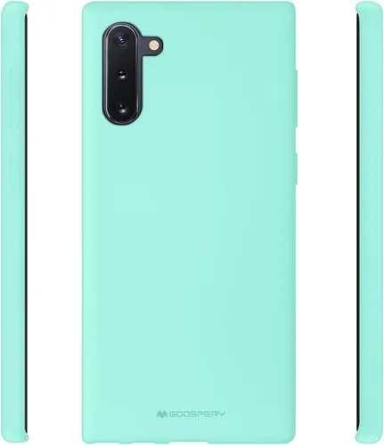 Miniatura 3 de GOOSPERY Funda de gelatina de tacto suave para Samsung Galaxy Note 10 (2019), funda delgada y sedosa (menta)
