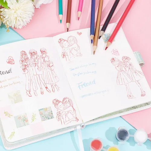 Miniatura 4 de INFUNLY Sellos y Troqueles de Mejores Amigas para Hacer Tarjetas Sentimiento Sellos Transparentes DIY Troqueles de Metal Hermosas Amigas Sello