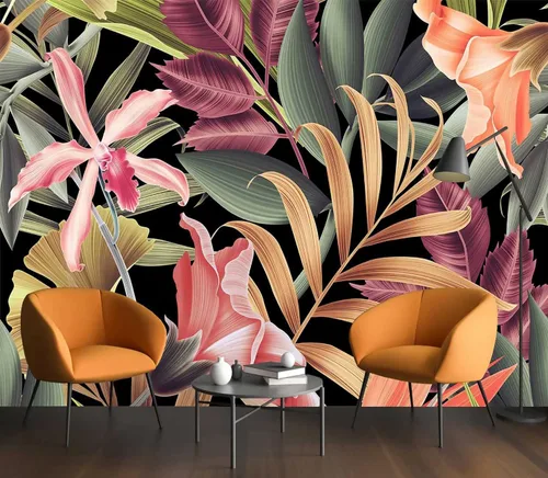 Miniatura 39 de Reyhui - Mural de pared con imagen de bosque y arroyo, papel tapiz grande con escena natural para dormitorio, sala de estar, fondo de TV, sofá