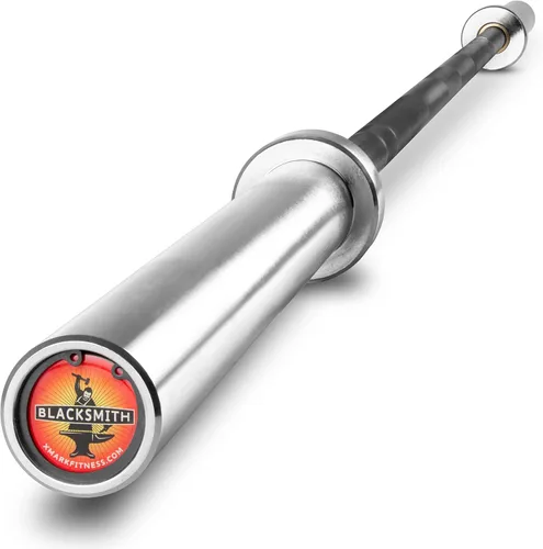 Miniatura 3 de XMARK TEXAS STAR - Juego de pesas olímpicas con revestimiento de goma con barra de pesas XMARK BLACKSMITH, juego de pesas para pesas, pesas 11)