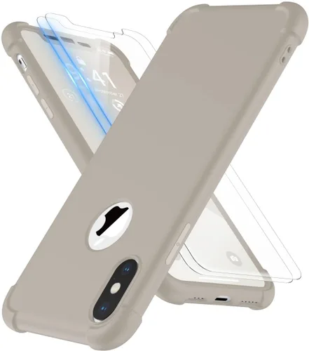 Miniatura 10 de ORETECH Funda para iPhone XR, con [2 x Protectores de Pantalla] [Prueba de Caídas de Grado Militar de 10 Pies] [Protección de Cámara] 360° A Prueba