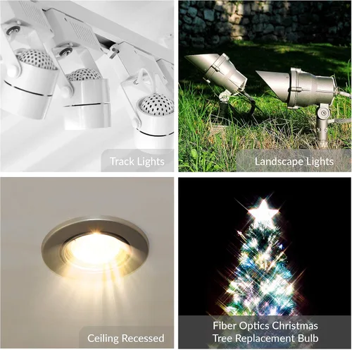Miniatura 5 de Simba Lighting MR11 - Bombillas halógenas de 20 W 12 V FTD (paquete de 10) 2 pines 220 lm para paisaje, acento, luces de pista y fibra óptica, base