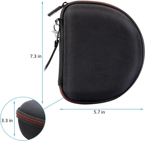 Miniatura 5 de LTGEM - Funda compatible con auriculares Sony MDR7506 Professional de diafragma grande, color negro (solo funda)