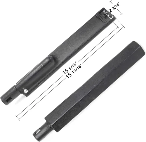 Miniatura 2 de C2630A (paquete de 3) Kit de tubo de quemador de hierro fundido de 15 13/16 pulgadas, piezas de repuesto para parrilla de gas Jennair