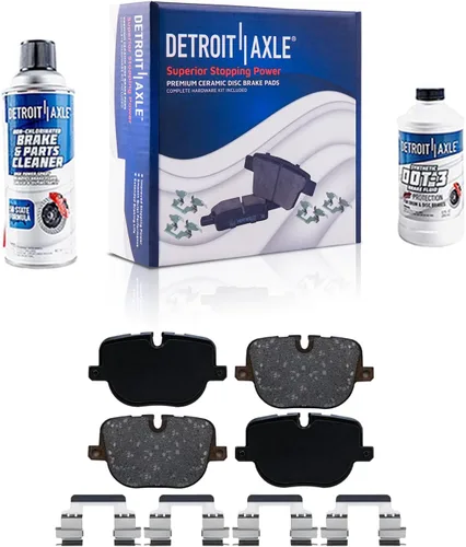 Miniatura 144 de Detroit Axle - Pinza de disco del lado del acompañante + pastillas de freno de cerámica de repuesto para Lexus HS250H Toyota RAV4 Prius V Scion xB