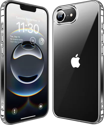 Miniatura 8 de MOZOTER Funda transparente para iPhone 15 Pro, antiamarilleo, protección contra caídas de grado militar, a prueba de golpes, funda delgada