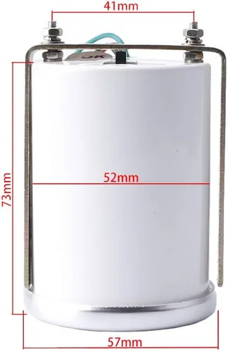 Miniatura 6 de ESUPPORT - Medidor de índice de aire/combustible de 2 pulgadas (52mm) para automóviles Pantalla de luz blanca 12V de la lente del tinte del humo