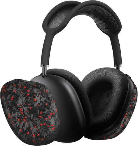 Miniatura 16 de MONOCARBON Funda de fibra de carbono real para AirPods Max (2024/2020), cubierta protectora de grado militar para auriculares Apple Max, único Verde
