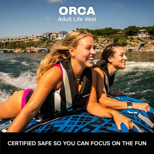 Miniatura 2 de Airhead ORCA Kwik-Dry NeoLite Flex Life Jacket for Adults & Kids - USCG Approved Life Vest for Men, Women, Youth & Child, Watersports Vest for