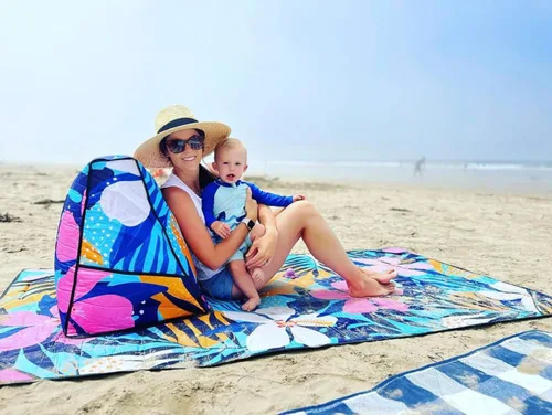 Miniatura 9 de Tumbona tropical de la Tierra inflable, ligera silla portátil con bomba de pie gratis
