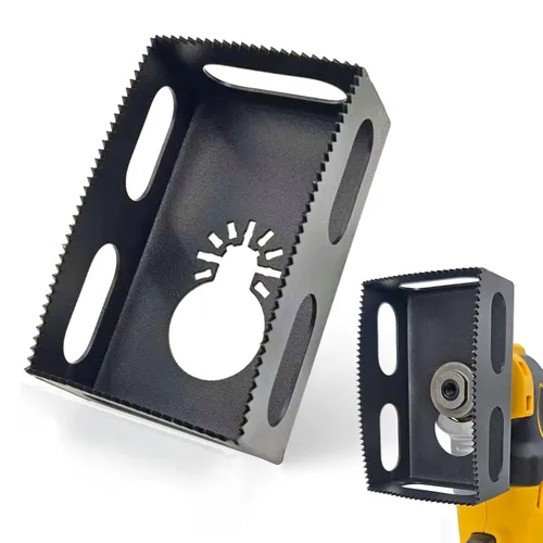 1 pieza de cortador de ranura rectangular mejorado, compatible con herramientas multifuncionales oscilantes Dewalt 20V y Milwaukee M18, cortador de