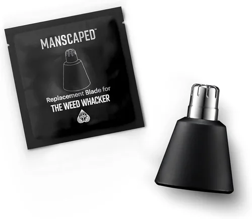 Miniatura 7 de MANSCAPED® Weed Whacker® 2.0 - Cartucho de repuesto para recortadora eléctrica de vello de nariz y oreja, cuchillas reemplazables giratorias