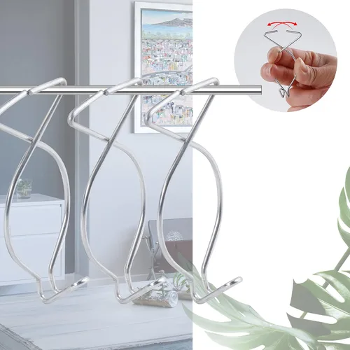 Miniatura 5 de 20 ganchos de techo colgantes para aulas y oficinas, ganchos de techo blancos resistentes para colgar plantas y decoraciones, ganchos de metal en T