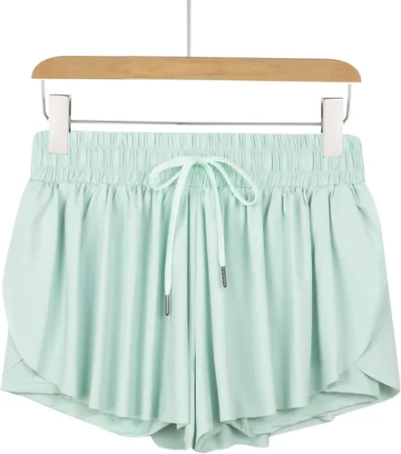 Miniatura 125 de Blaosn Pantalones cortos atléticos fluidos para mujer, gimnasio, yoga, entrenamiento, correr, pantalones cortos de tenis, falda falda linda, ropa