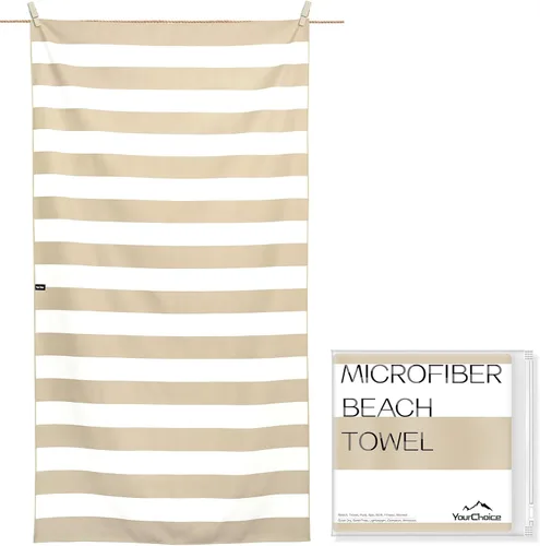Miniatura 29 de Your Choice - Juego de toallas de microfibra de secado rápido para playa, viajes, natación, piscina, campamento, actividades al aire libre y toalla