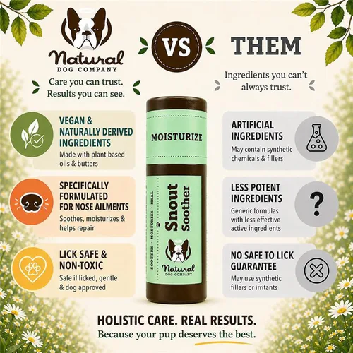 Miniatura 7 de Natural Dog Company Snout Soother Balm Tin 1 oz – Bálsamo para nariz de perro completamente natural para narices secas y agrietadas – Bálsamo