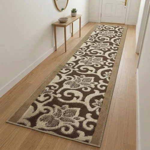 Miniatura 12 de Alfombra de pasillo de corte personalizado, antideslizante, 31 pulgadas de ancho x longitud que elijas de longitud, cadena antracita, 31 pulgadas x