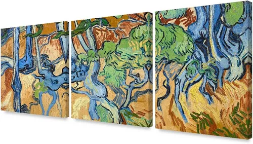 Miniatura 101 de Serie de pinturas de Vincent Van Gogh (favoritos). Reproducción de arte clásico de Van Gogh, impreso en lienzo Noche estrellada
