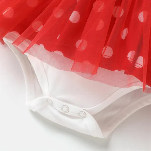Miniatura 3 de Disney Conjunto de mameluco de Minnie Mouse de manga corta para bebé, 2 piezas