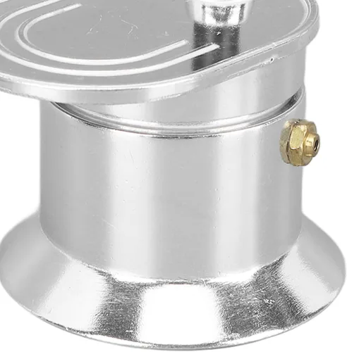 Miniatura 6 de Olla de un solo tubo, fabricante portátil de 1 taza de 1.7 fl oz, ligera y cafetera de preparación a mano para uso en estufa, adecuada para fiestas
