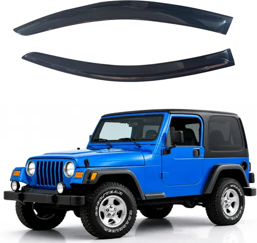 Miniatura 383 de IG - Visera para ventana para Ford Bronco y F150-F350 1980-1996, deflector lateral tipo cinta adhesiva, resistente, contra lluvia y viento