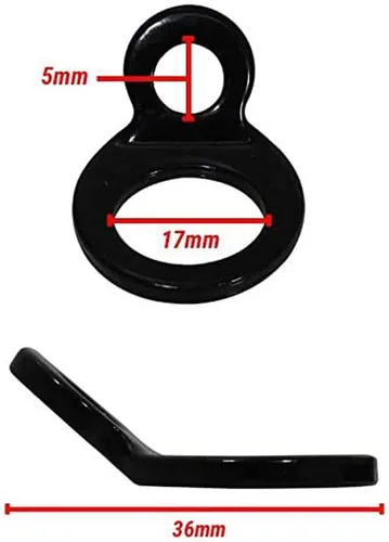 Miniatura 2 de Paquete de 4 anillos de amarre para motocross, anclajes de bucle suave para manillar de motocicleta, para camión, camioneta, remolque, se adapta a
