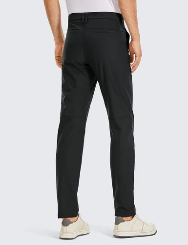 Miniatura 2 de CRZ YOGA Pantalones de golf cómodos para todo el día, tallas 303234 pulgadas de hombre, secado rápido, ligeros, con bolsillos, casuales