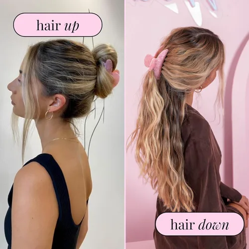 Miniatura 2 de Mermade Hair The 90s - Pinzas de garra, pinzas para el cabello para mujer, accesorios para el cabello grueso, fino, rizado y liso, clip de garra