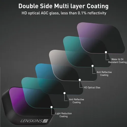 Miniatura 3 de Juego de filtros ND para DJI Mini 3/Mini 3 Pro Drone, paquete de 4 filtros de densidad neutra PL ND8 ND16 ND32, vidrio óptico HD multicapa con marco