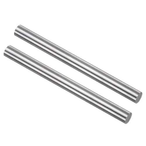 Miniatura 15 de uxcell 2 piezas varillas redondas de acero, 10 mm x 60 mm de acero de alta velocidad (HSS) Barra de torno herramienta, para eje, engranaje, taladro
