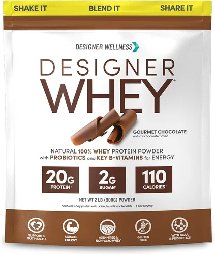 Miniatura 16 de Polvo de proteína de suero 100 % premium de Designer Protein, 1020W130, 1, 1