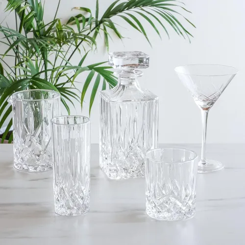 Miniatura 4 de Vasos Highball Viski Admiral, Vasos de Cristal para Beber, Cristalería Elegante para Whisky, Vodka, Cócteles, Perfectos para Bares en Casa, Fiestas