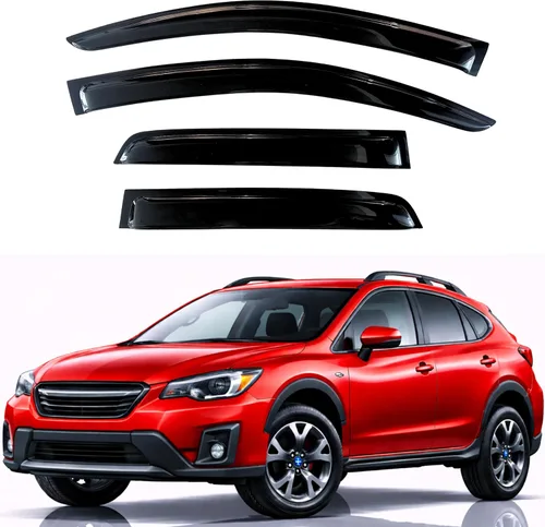 Miniatura 279 de KPY Visor de ventana compatible con Hyundai Tucson 2021-2025, 4 piezas de deflector de ventilación para ventana lateral, estilo Mugen, protector