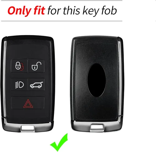 Miniatura 2 de T-carbon - Funda para llavero compatible con Land Rover, Funda protectora para llavero de fibra de vidrio real compatible con Jaguar Defender 110S