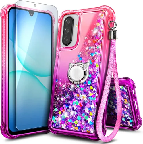 Miniatura 54 de NGB Diseñada para funda Samsung Galaxy Note 10+ (Plus), Rosa/Aguamarina Funda con Purpurina Líquida Brillante Linda para Mujeres Niñas Niños