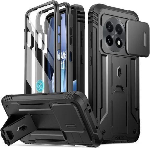 Miniatura 18 de Funda Poetic Revolution Compatible con OnePlus 12R 5G (2024), con protector de pantalla integrado, funciona con identificación por huellas