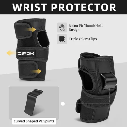 Miniatura 7 de TT3 - Paquete de patines en línea con casco y equipo de protección, patines para adultos, 3 ruedas de 4.331 in, patines de alto rendimiento