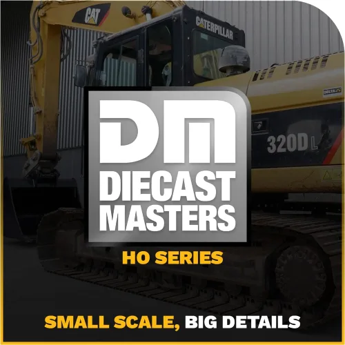 Miniatura 8 de Excavadora de ruedas para ferrocarril Caterpillar M323F 1:87 - Versión amarilla Cat - (HO) Modelo de la serie High Line por Diecast Masters - 85656