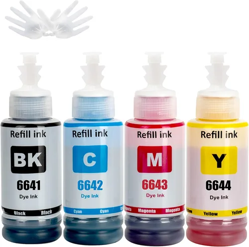 LCL Botellas de repuesto de tinta 664 T664 compatibles con ET-2550 ET-2600 ET-2650 ET-2500 ET-16500 ET-4500 L100 L110 L120 L200 L210 L220 L300 L355