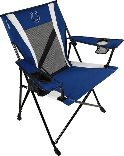 Miniatura 30 de Kijaro Dual Lock Pro, Silla plegable para fanáticos de deportes, 26" L x 35.5" W x 37" H, Carolina Panthers