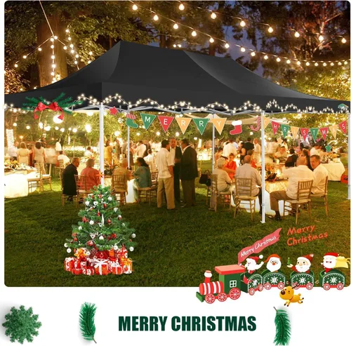 Miniatura 106 de COBIZI Tienda de campaña desplegable de 6.6 x 6.6 pies, toldo resistente, fácil de instalar, impermeable, para exteriores, fiestas, playa, jardín