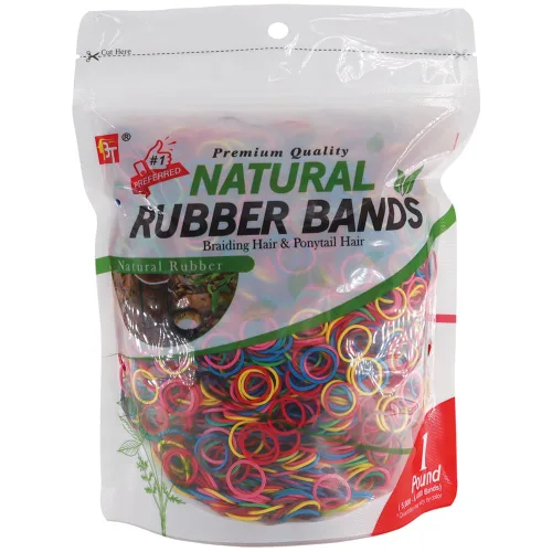 Beauty Town Bandas de goma de 1 libra para el cabello, más de 5000 unidades de lazos elásticos suaves para trenzas, colas de caballo, bandas para el