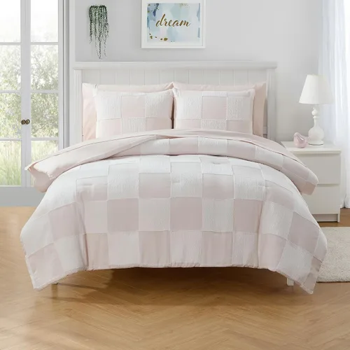 Miniatura 44 de Juego de ropa de cama para niños en una bolsa para niños y niñas, juego de sábanas impresas y edredón, individual, Waterbury Marble Mármol Waterbury