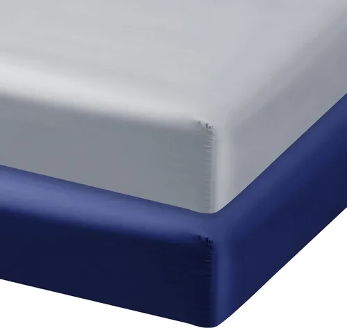Miniatura 8 de Sábanas de satén para cuna, sábana bajera para colchón de cuna estándar, paquete de 2 sábanas bajeras ultrasuaves para cuna, lavables a máquina