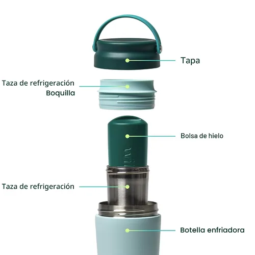 Miniatura 3 de Willow - Enfriador portátil de leche materna de 25 onzas - Mantiene la leche materna fría durante 24 horas - Acero inoxidable - Uso con bolsa