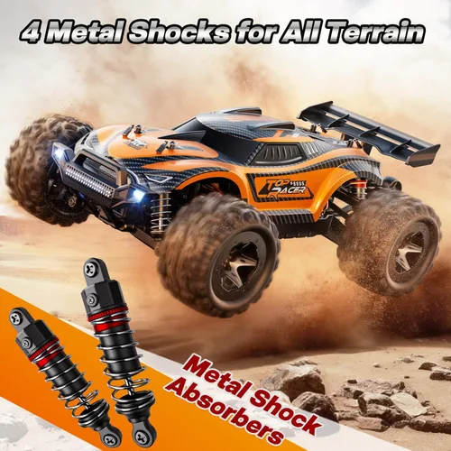 Miniatura 4 de HOMETALL 1:18 Coches RC Rápidos para Adultos - 38+ KPH Coche de Control Remoto Todo Terreno - Camión Monstruo RC de Alta Velocidad 4x4 Todo Terreno